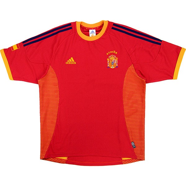 Camiseta España 1ª Retro 2002 2004 Rojo